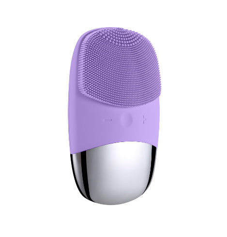 J.founder Sonic Face Cleansing Brush – Mini Silicone, Waterproof & Rechargeable