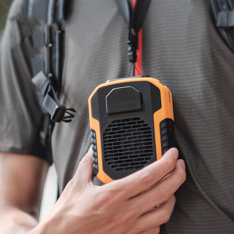Rechargeable Clip-On Waist & Neck Mini Fan – Portable USB Cooling for Outdoor Sports