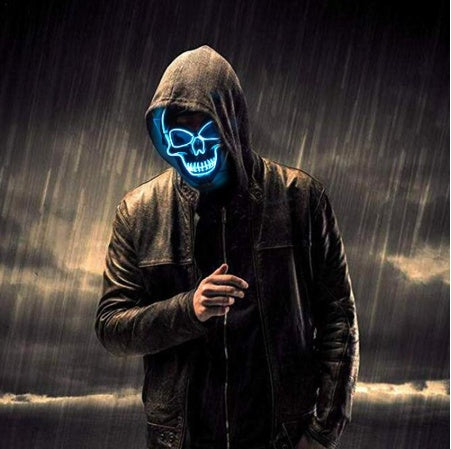 LED Skull Mask – Scary Halloween & Cosplay Glow