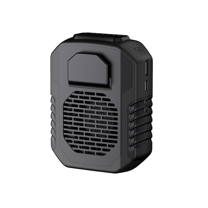 Rechargeable Clip-On Waist & Neck Mini Fan – Portable USB Cooling for Outdoor Sports