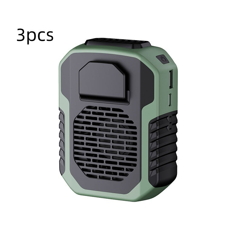 Rechargeable Clip-On Waist & Neck Mini Fan – Portable USB Cooling for Outdoor Sports