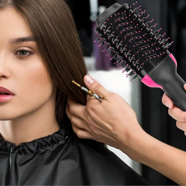 J.founder™ 4-in-1 Hot Air Brush – Hair Dryer, Straightener & Volumizer