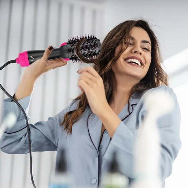 J.founder™ 4-in-1 Hot Air Brush – Hair Dryer, Straightener & Volumizer