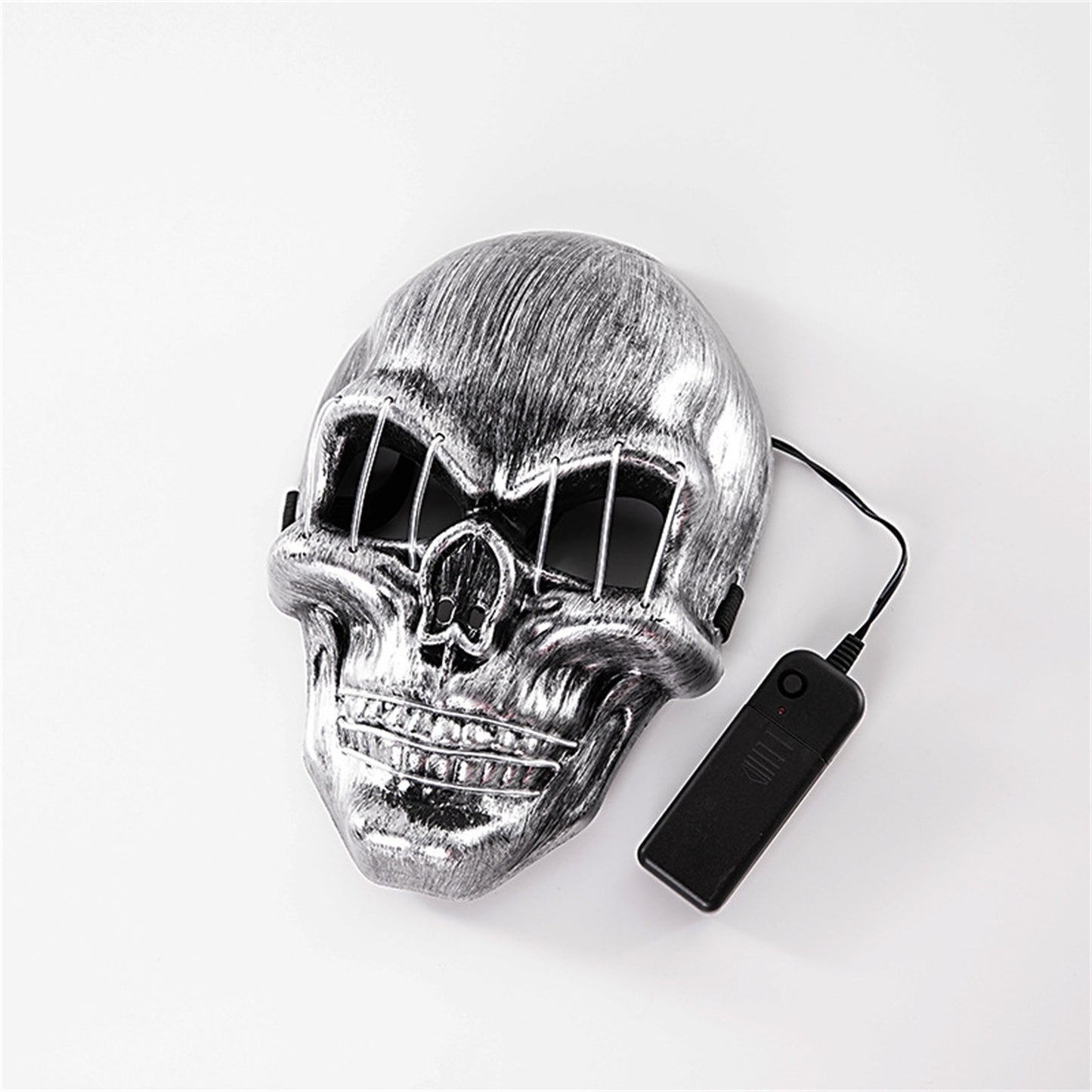 LED Skull & Crossbones Mask – Halloween Horror & Party Glow