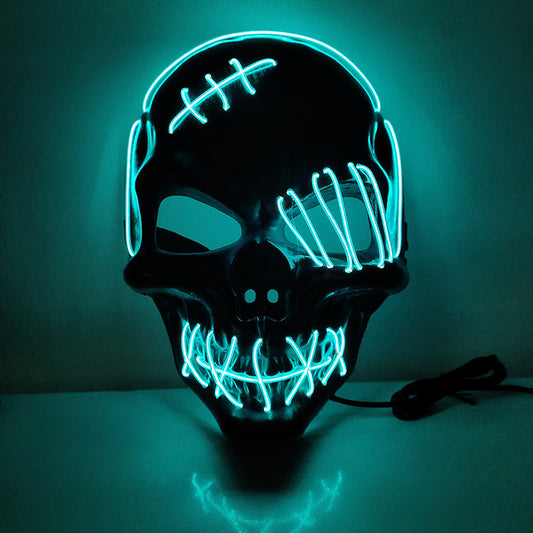 LED Pirate Skull Mask – Scary Halloween & Cosplay Glow