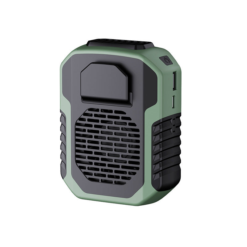 Rechargeable Clip-On Waist & Neck Mini Fan – Portable USB Cooling for Outdoor Sports