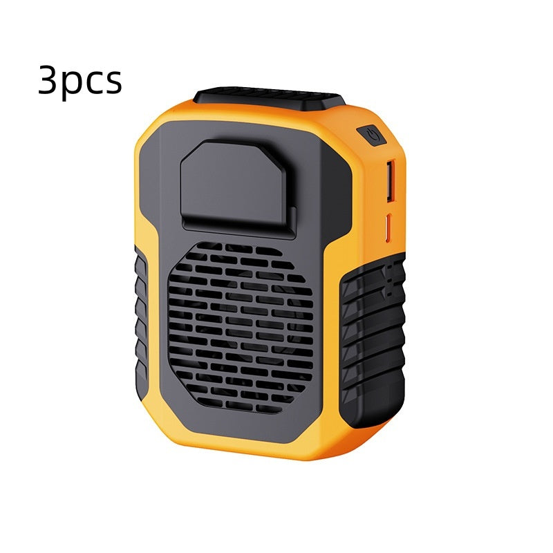 Rechargeable Clip-On Waist & Neck Mini Fan – Portable USB Cooling for Outdoor Sports